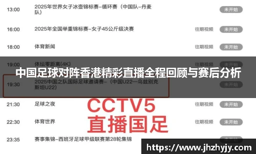 中国足球对阵香港精彩直播全程回顾与赛后分析